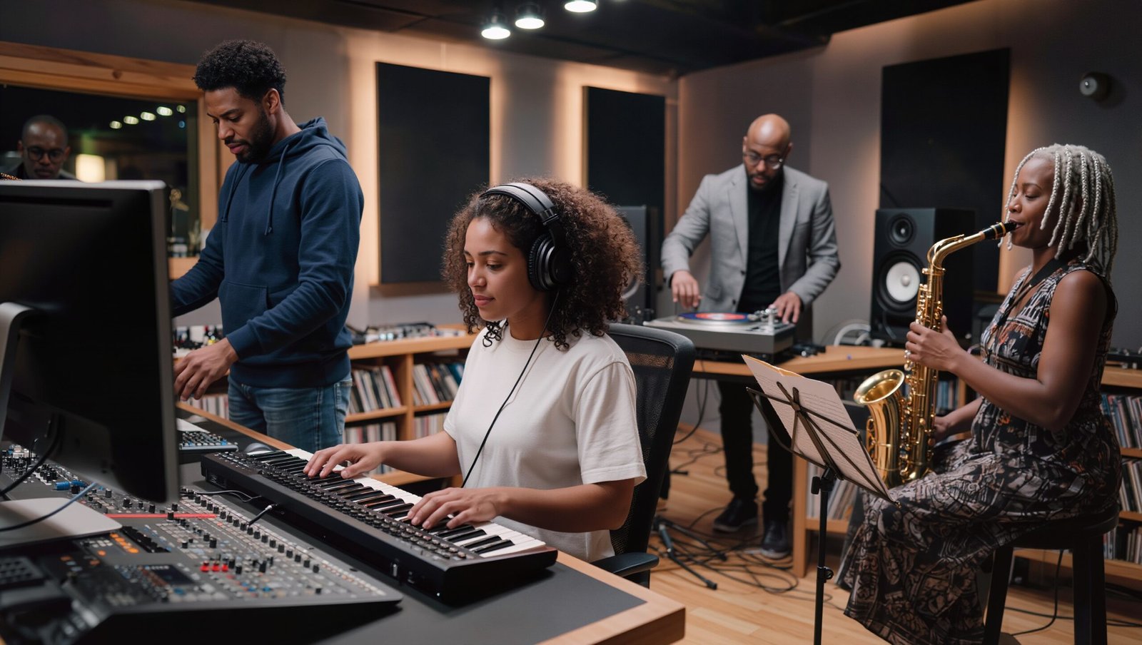 create an image of people work kling 30 47410